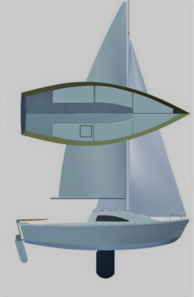 18 foot sailboat with cabin
